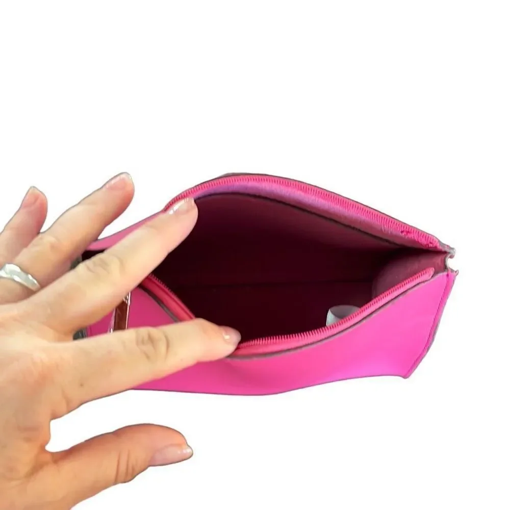 Elizabeth Arden, mini hot pink cosmetic bag